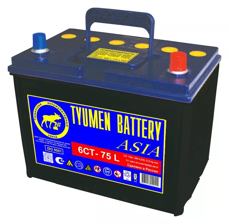 Аккумуляторы tyumen asia. Tyumen Battery 6ст-75 Asia r+ d26. Аккумулятор АКБ ст-75. АКБ 6 ст-75 Ah Tyumen Battery (Asia) о/п. Тюмень Азия 6ст75.