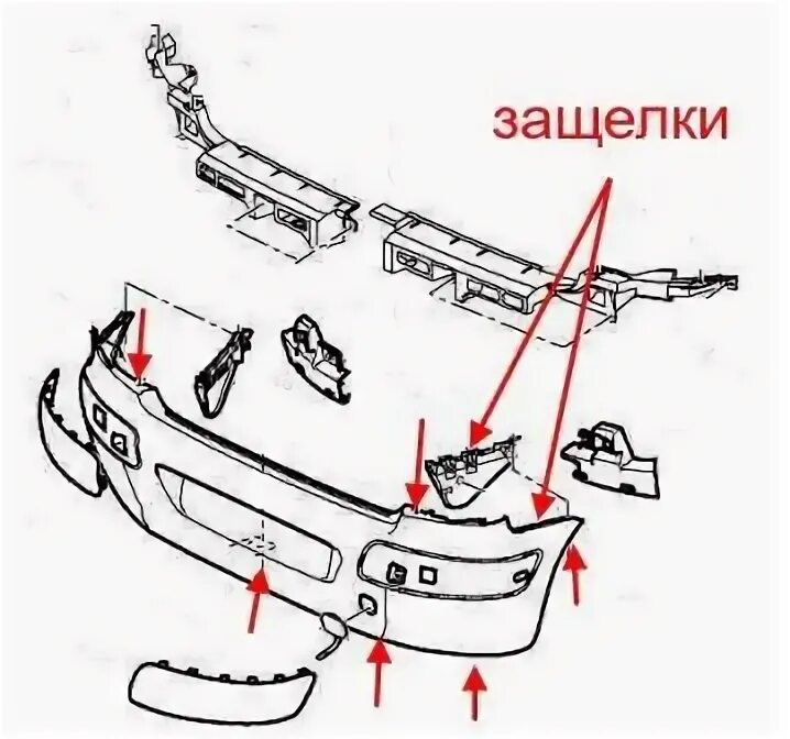 Как снять бампер пежо 307. Как снять бампер пежо 307