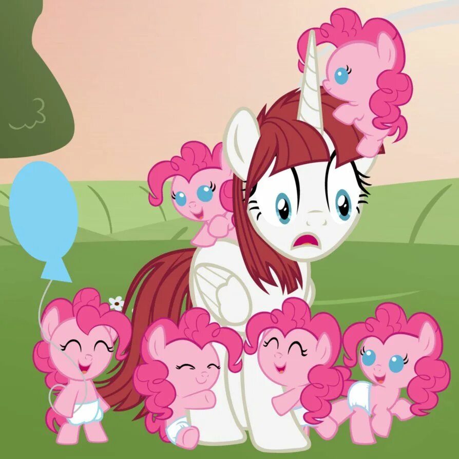 Семья пай. Бэби пони Лорен. My little Pony Пинки. Пони дети Пинки Пай. Лорен Фауст пони и малыши.