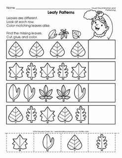 Leaves worksheets