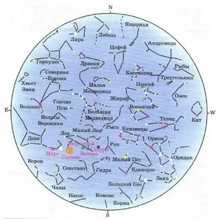 Страны северного полушария на карте