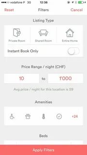 Filter list