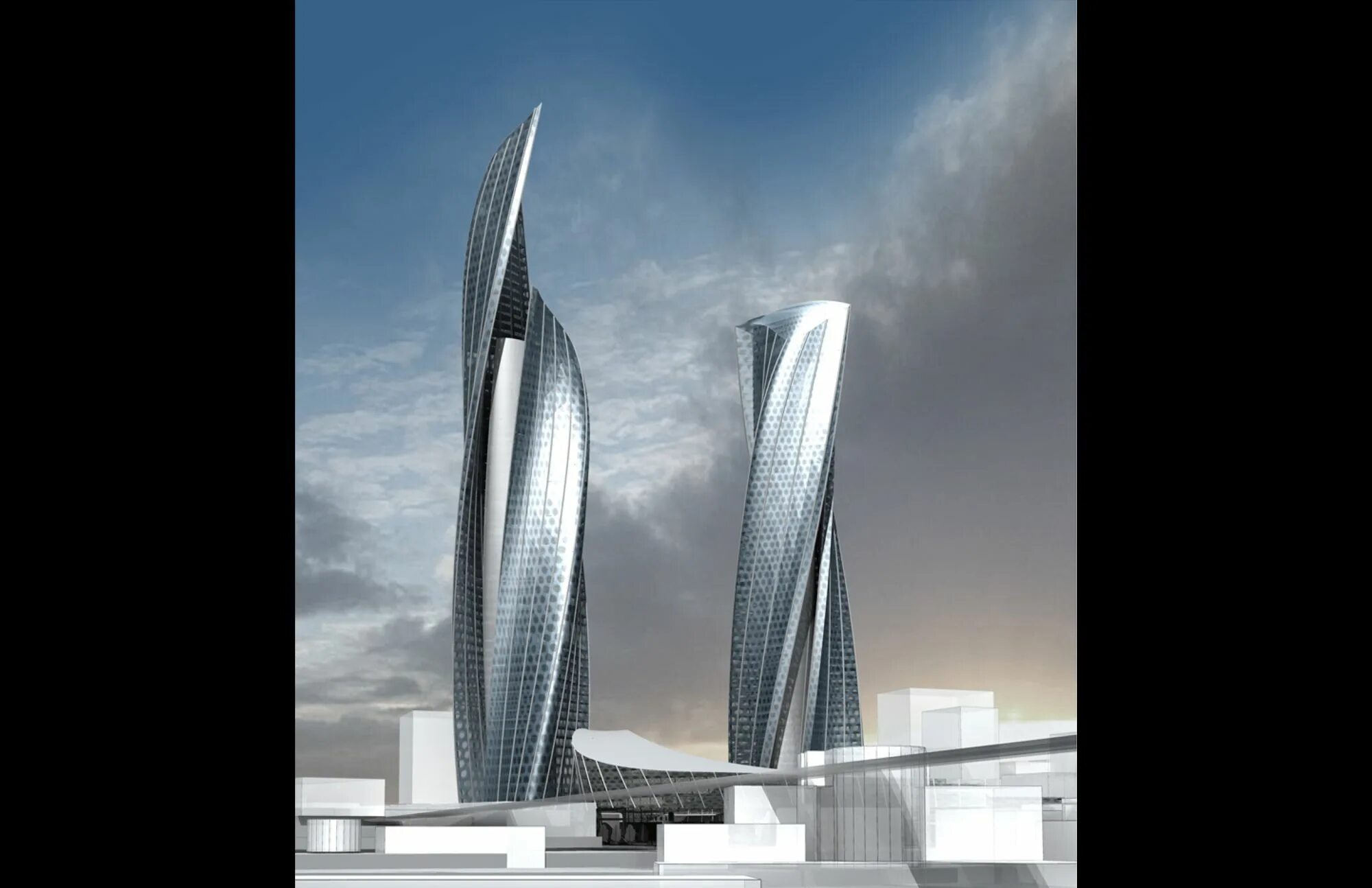 Signature towers. Заха Хадид архитектура Дубаи. Signature Towers Заха Хадид. Башни в Дубаях Заха Хадид. Небоскребы Signature Towers в Дубаи, ОАЭ..