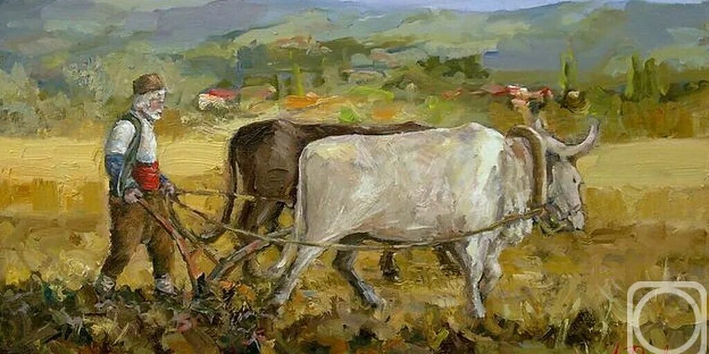 Пашущий крестьянин. Мясоедов картина пахота. пахарь художник малютин. крестьянин с плугом. пахарь картина.