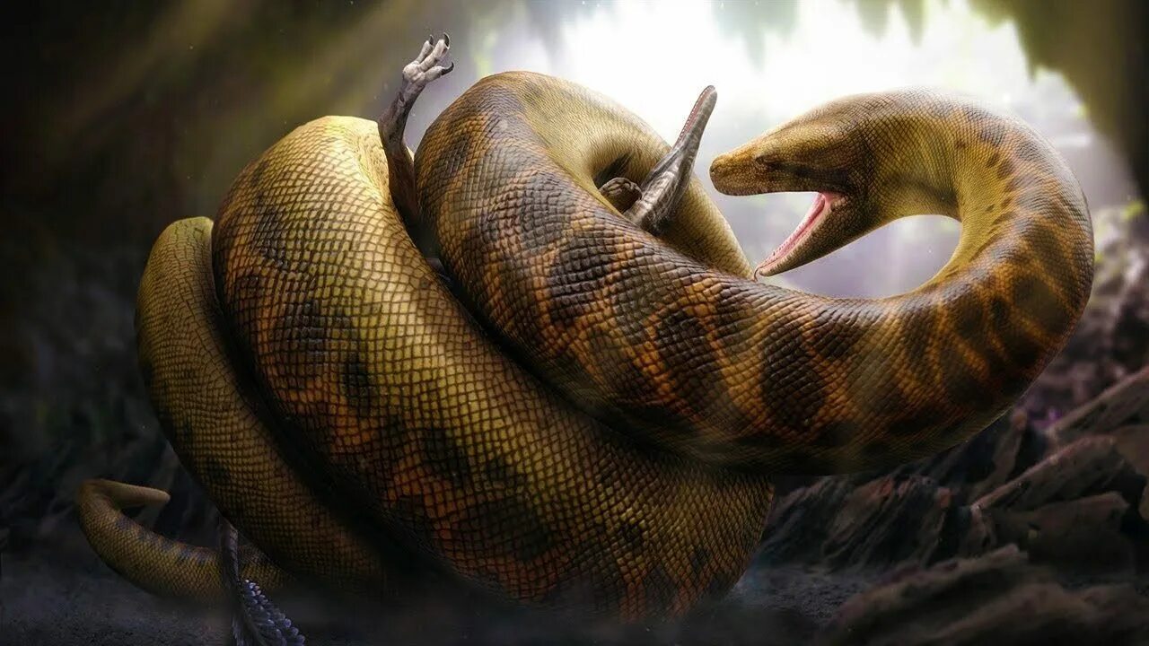Змеи древности. ТИТАНОБОА змея. ТИТАНОБОА змея монстр. Древняя змея ТИТАНОБОА. Самая большая змея в мире ТИТАНОБОА.