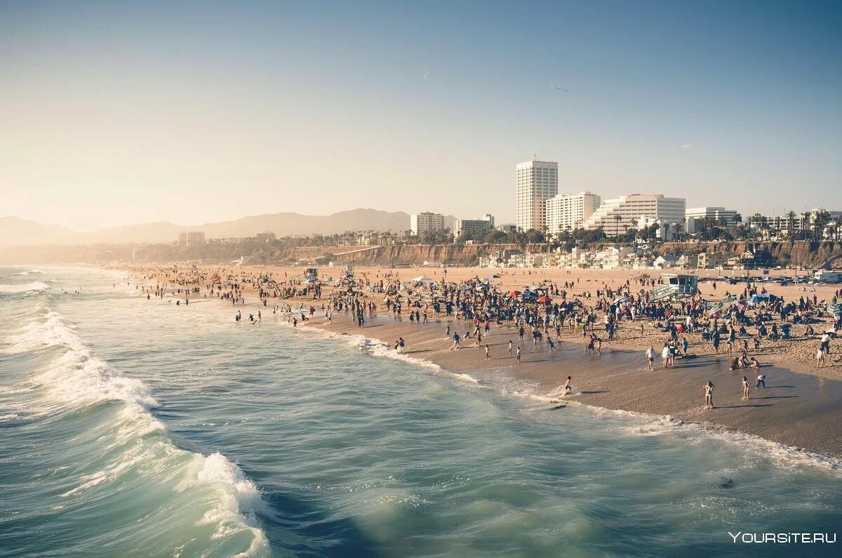 Пляжи которые нужно увидеть. Лос Анджелес океан.