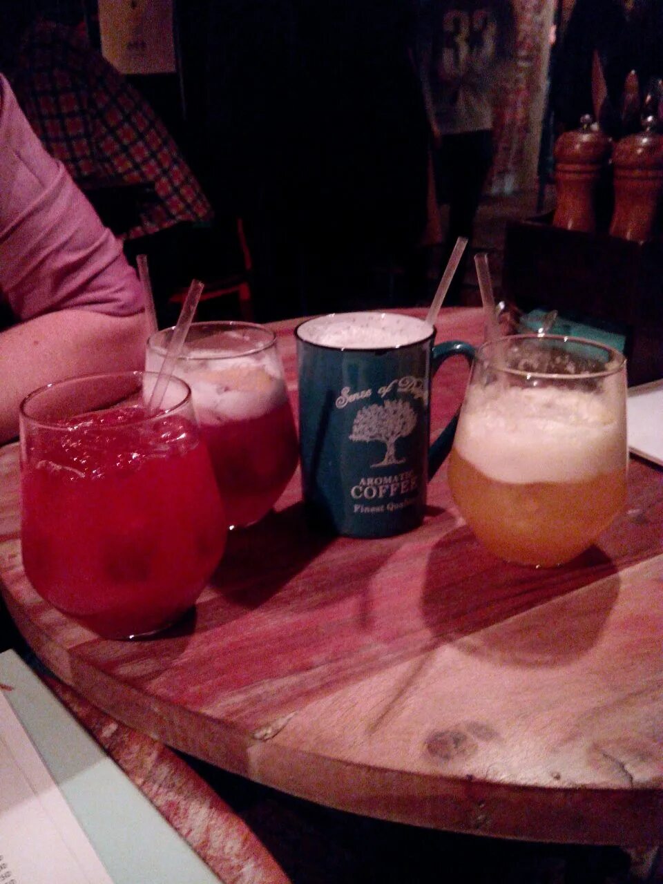 Welcome bar