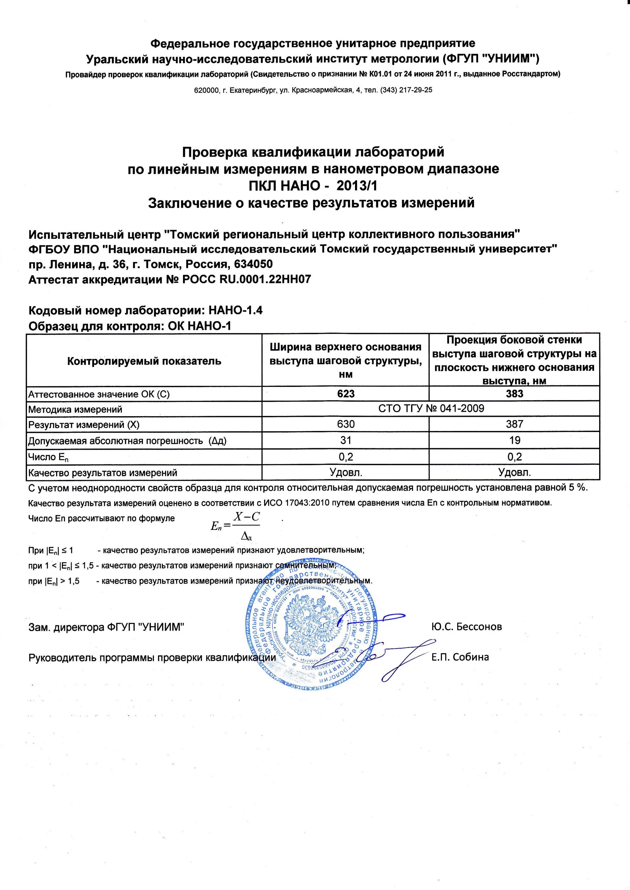 Уральский научно-исследовательский институт метрологии (УНИИМ). Протокол участия в МСИ. ФГУП УНИИМ испытания. ФГУП УНИИМ свидетельство о проверке. Сайт униим екатеринбург