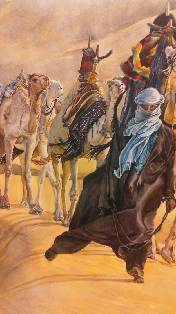 Братья караваны. Верблюд Караван пустыня в картинах художников в картинах художников. Пустыня Караван акварель. Кочевники бедуины в древности. Бедуины арабский халифат.