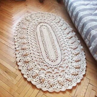 Овальный коврик