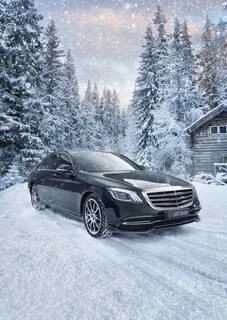Зимний mercedes