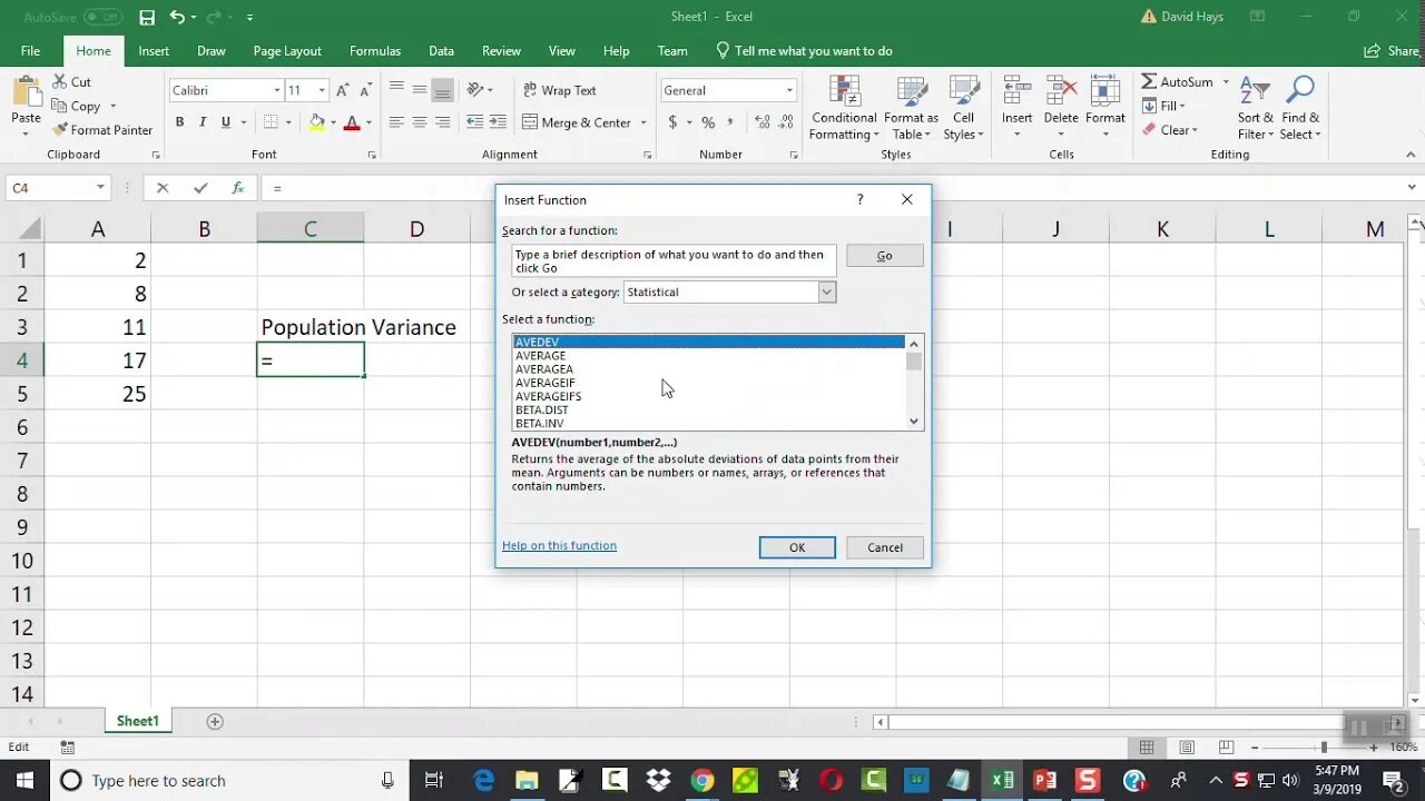 Excel 3 вариант 3. Variance formula excel. standard deviation formula excel. заменить в экселе. calculate variance in excel.