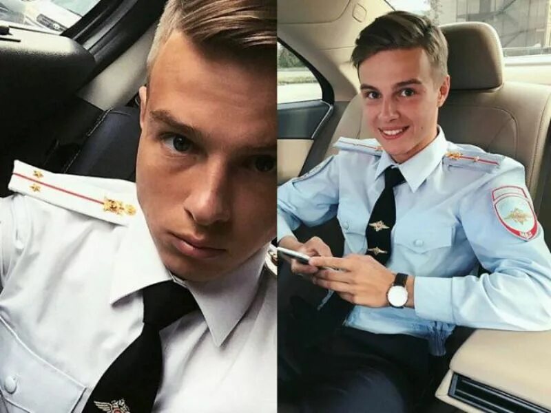 Парень работает в полиции