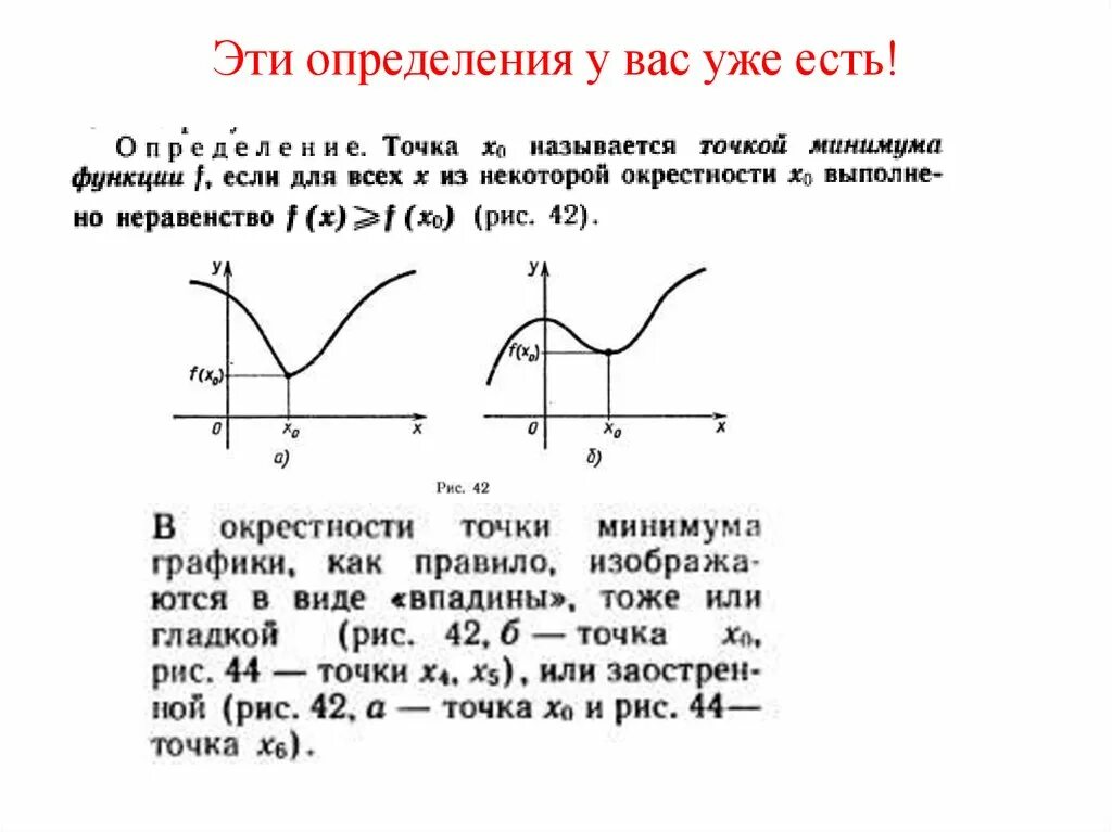 Найди точки экстремума и интервалы монотонности функции. Исследование функции на экстремум. виды экстремумов.