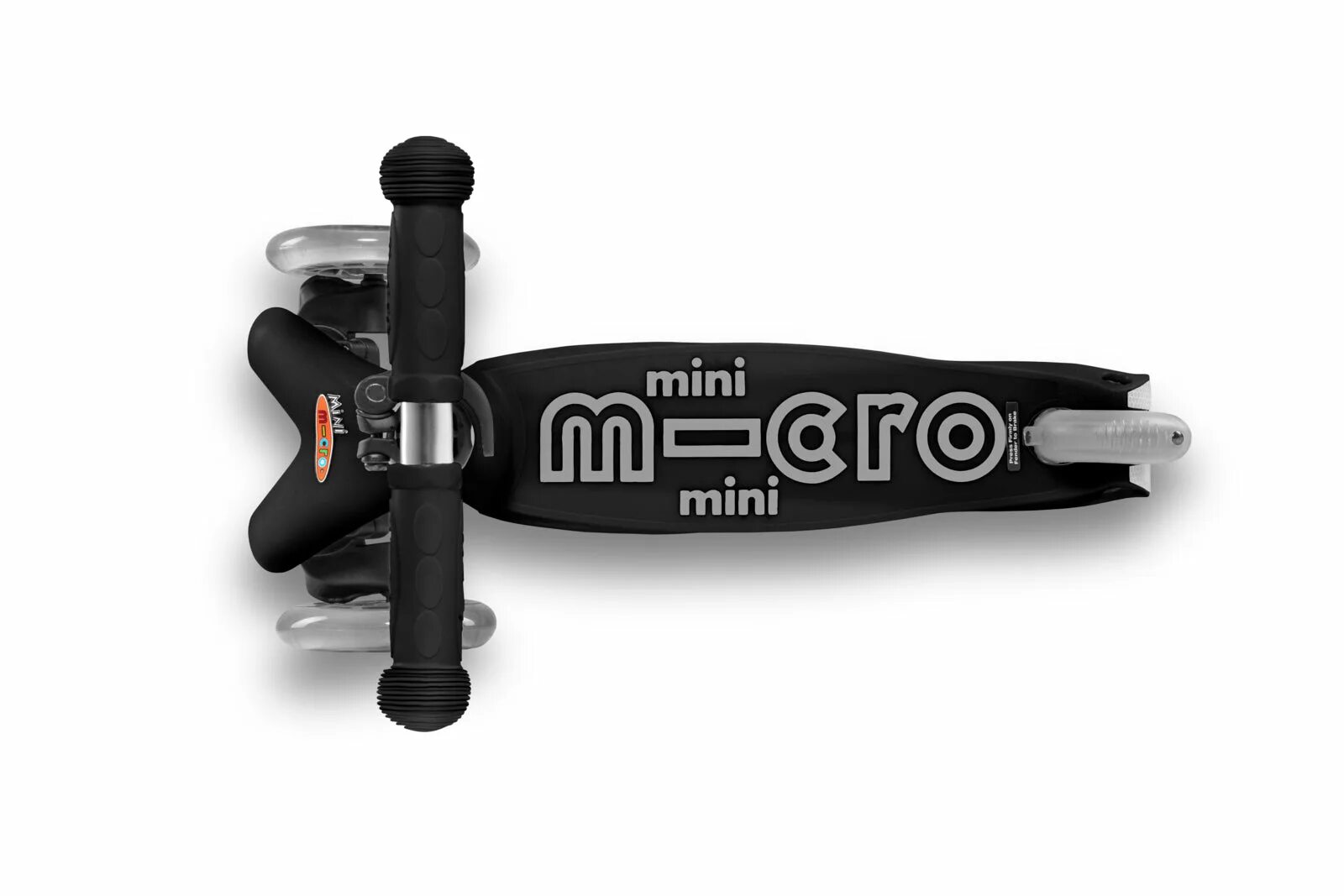 Микро делюкс. Самокат Micro Mini Deluxe черный. Mini Micro Deluxe рнммается ручка. Mini Micro Deluxe в коробке.