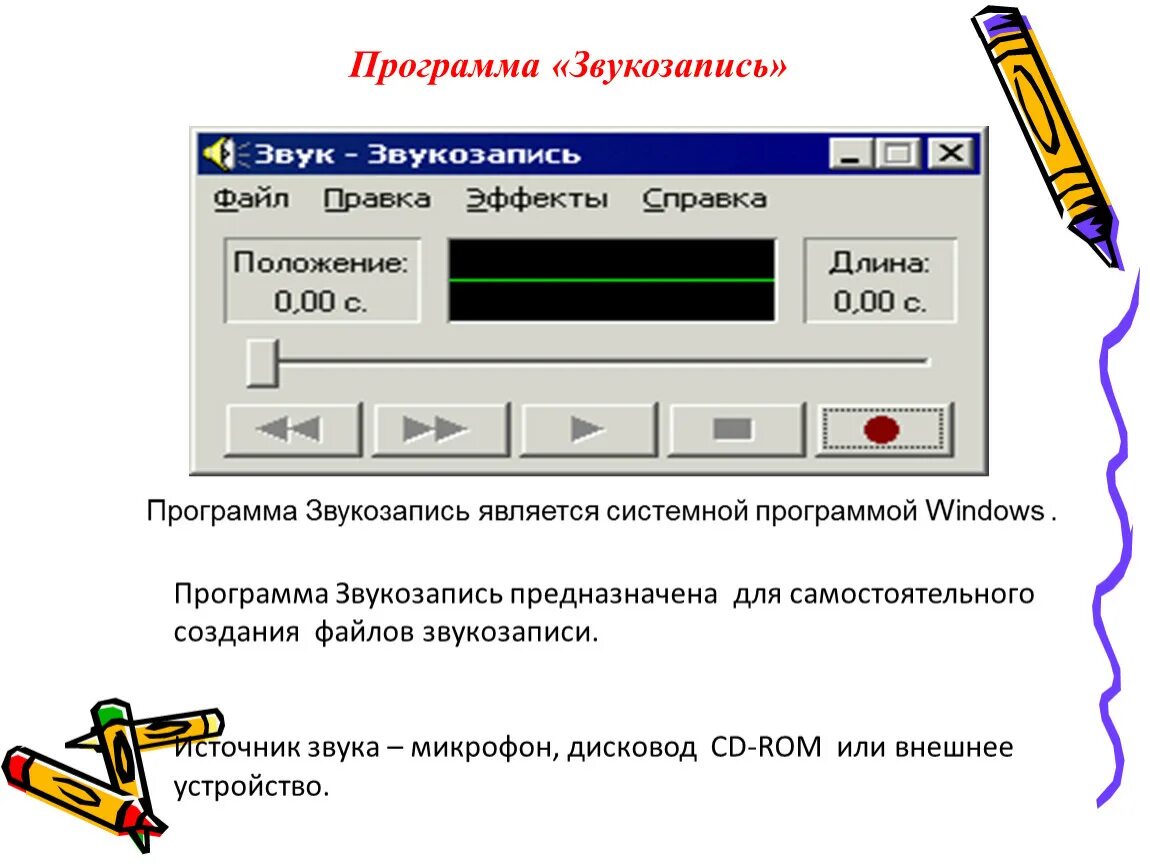 Программа для звукозаписи. Интерфейс программы звукозаписи. Звукозапись (Windows). Программа для звукообработки. Час записать звуками