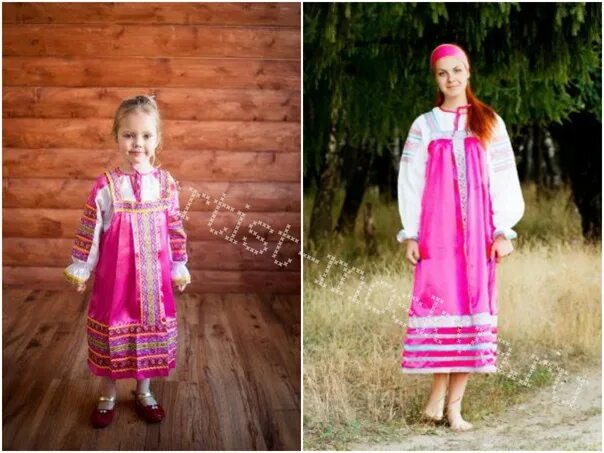 Девушки в розовом сарафане песня