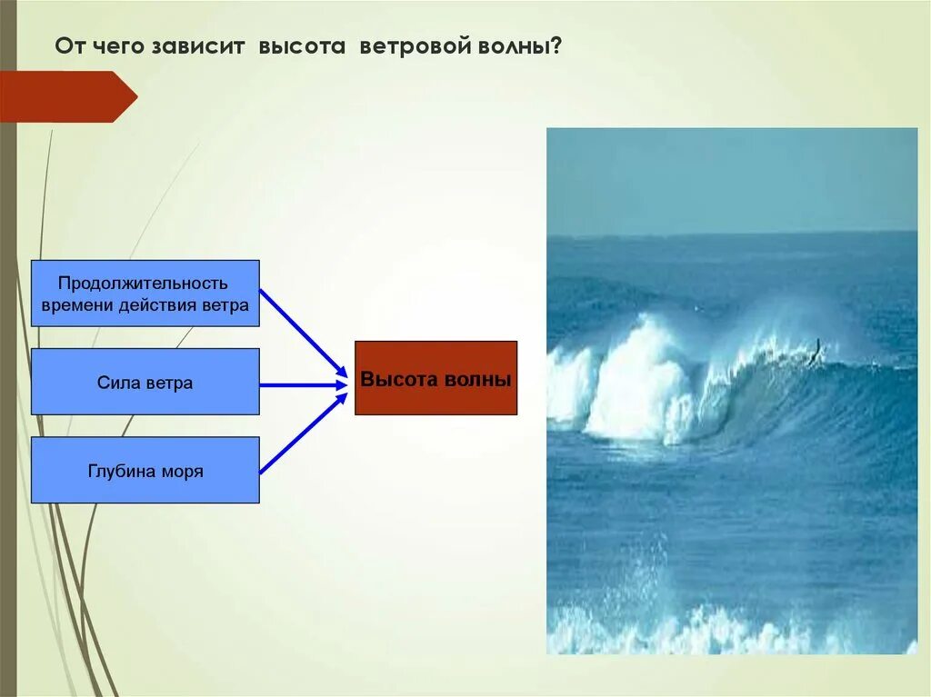 Схема ветровых волн. Ветровые волны в океане. Возникновение ветровых волн. Высота ветровых волн. Высота воды в океане