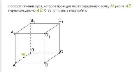 Сечение через которое проходит