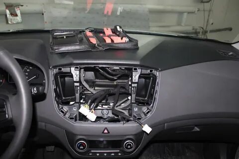 Установка магнитолы на хендай крета