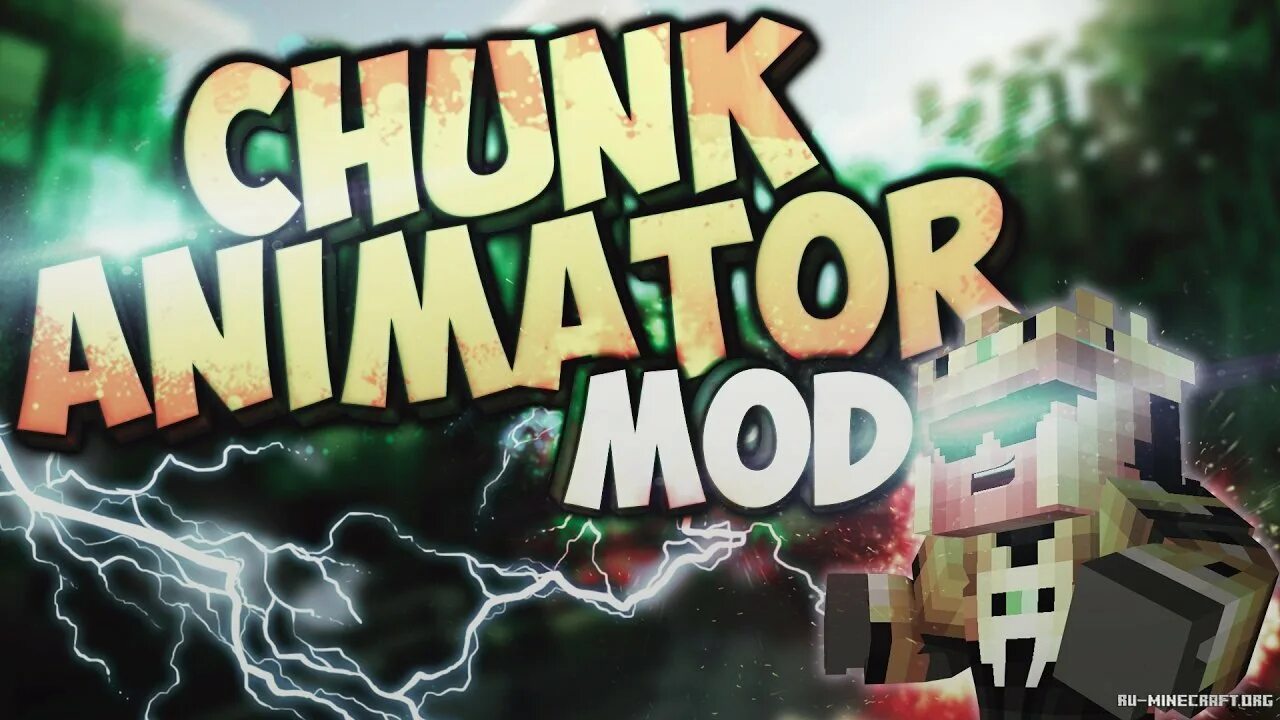 Minecraft Mod chunk Animator. Мод chunk Animator 1.12.2. Майнкрафт 1.20.1. Чанк аниматор для майнкрафт.