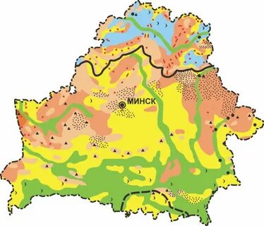 Крупные формы рельефа белоруссии