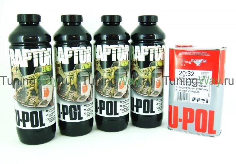 Куплю раптор для автомобиля. Покрытие Raptor u-Pol RLT/s1. U-Pol Raptor 1k. Raptor™ u-Pol черный, 0.95л.. Raptor u-Pol комплект чёрный (коробка 4+1).