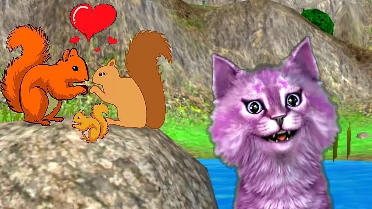 Включи кошку лану играет