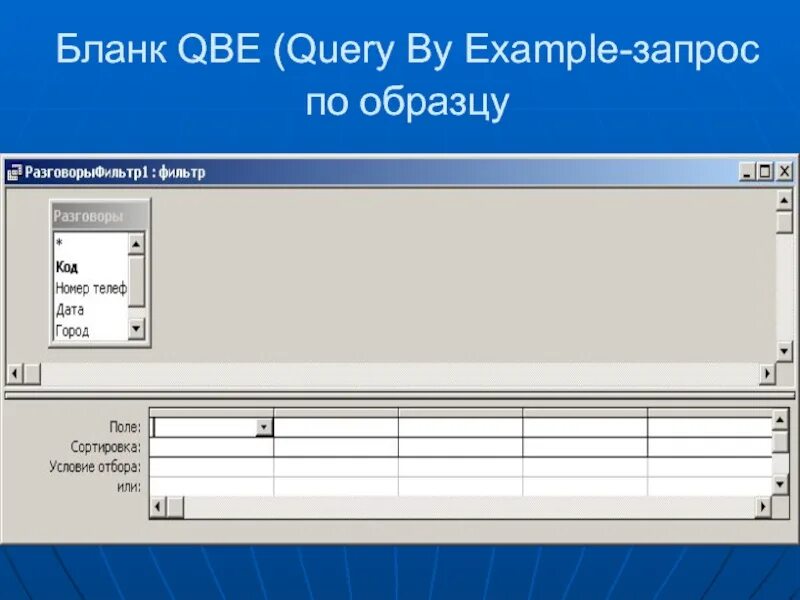 QBE запрос. Запрос по образцу (QBE). Что такое бланк QBE. QBE запросы в access. Access формы запроса