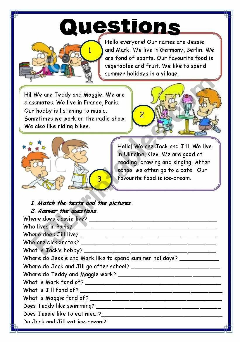 Answer the questions what do the children. Questions about Family for Kids. ESL questions Family. Family speaking questions. ESL questions about Family.