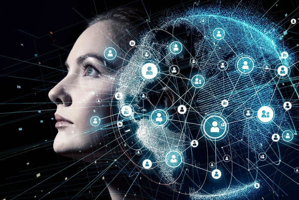 Теме интеллект. Искусственный интеллект. мышление искусственного интеллекта. интеллект человека. искусственный интеллект визуализация.