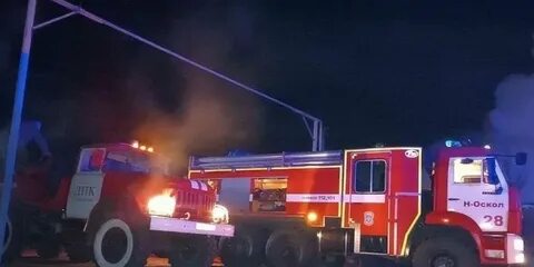 Пожар в белой калитве на караул горе