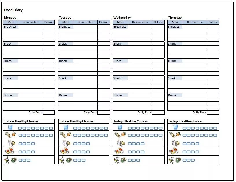 Бесплатный дневник питания для похудения с подсчетом. Дневник питания для похудения образец заполнения. Пищевой дневник образец для заполнения. Пищевой дневник для похудения образец. Ежедневник питания.