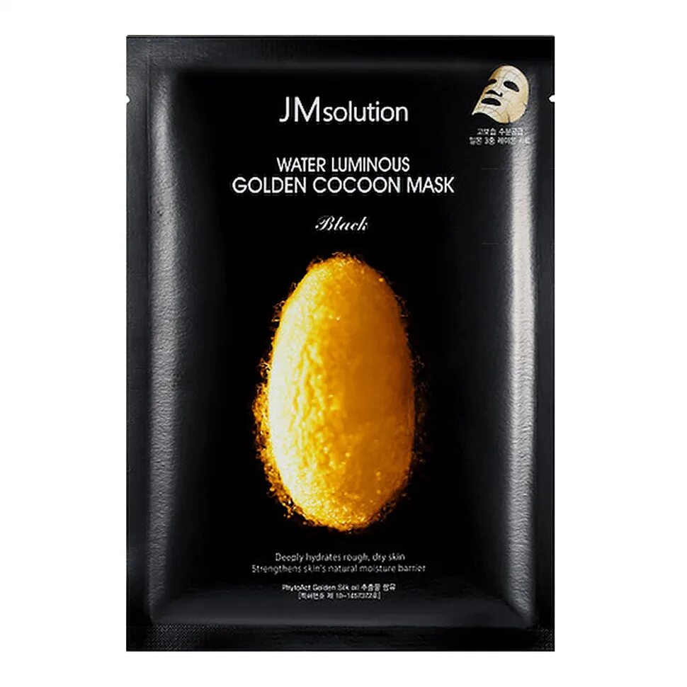 JMSOLUTION маска тканевая Golden Cocoon. JMSOLUTION Water Luminous Silky Cocoon Mask Black. Маска JMSOLUTION Golden. Тканевая маска JM solution.