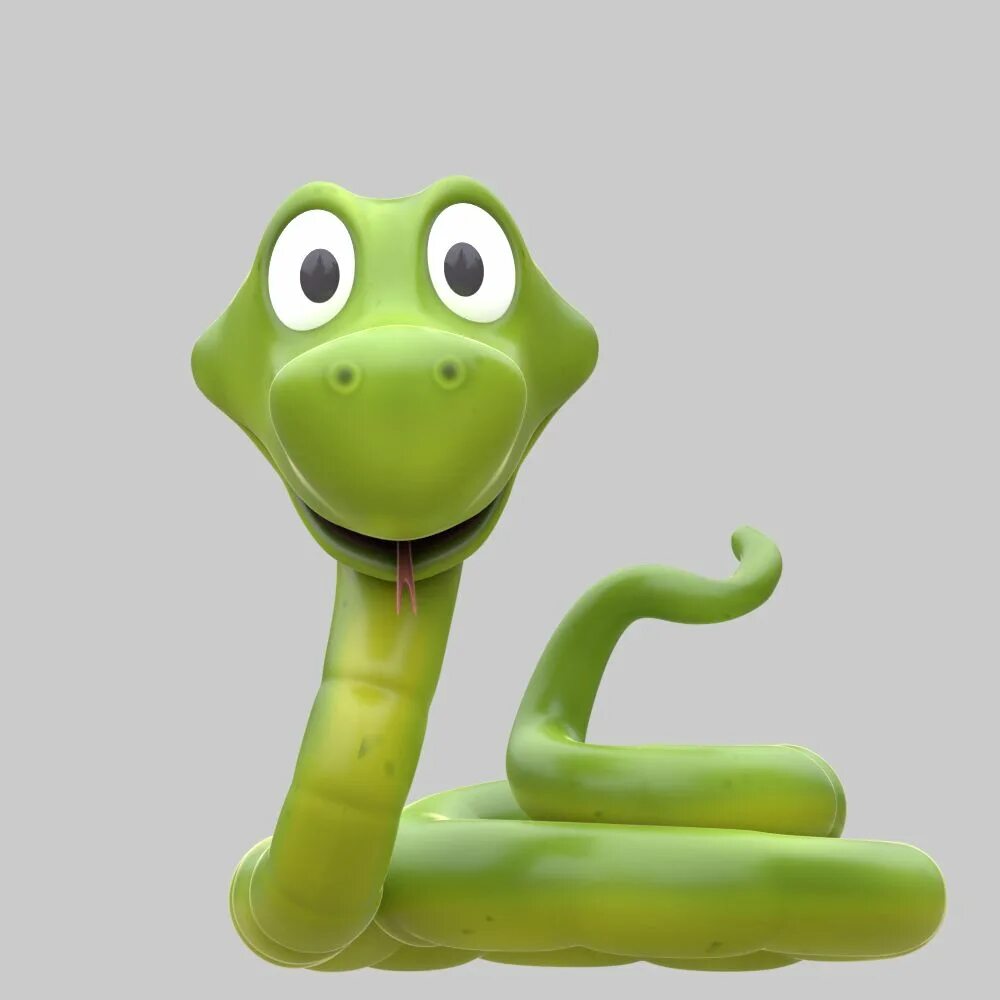 D snake. Змейка 3d. Змеи из мультфильмов 3d. Картун Снейк фото.