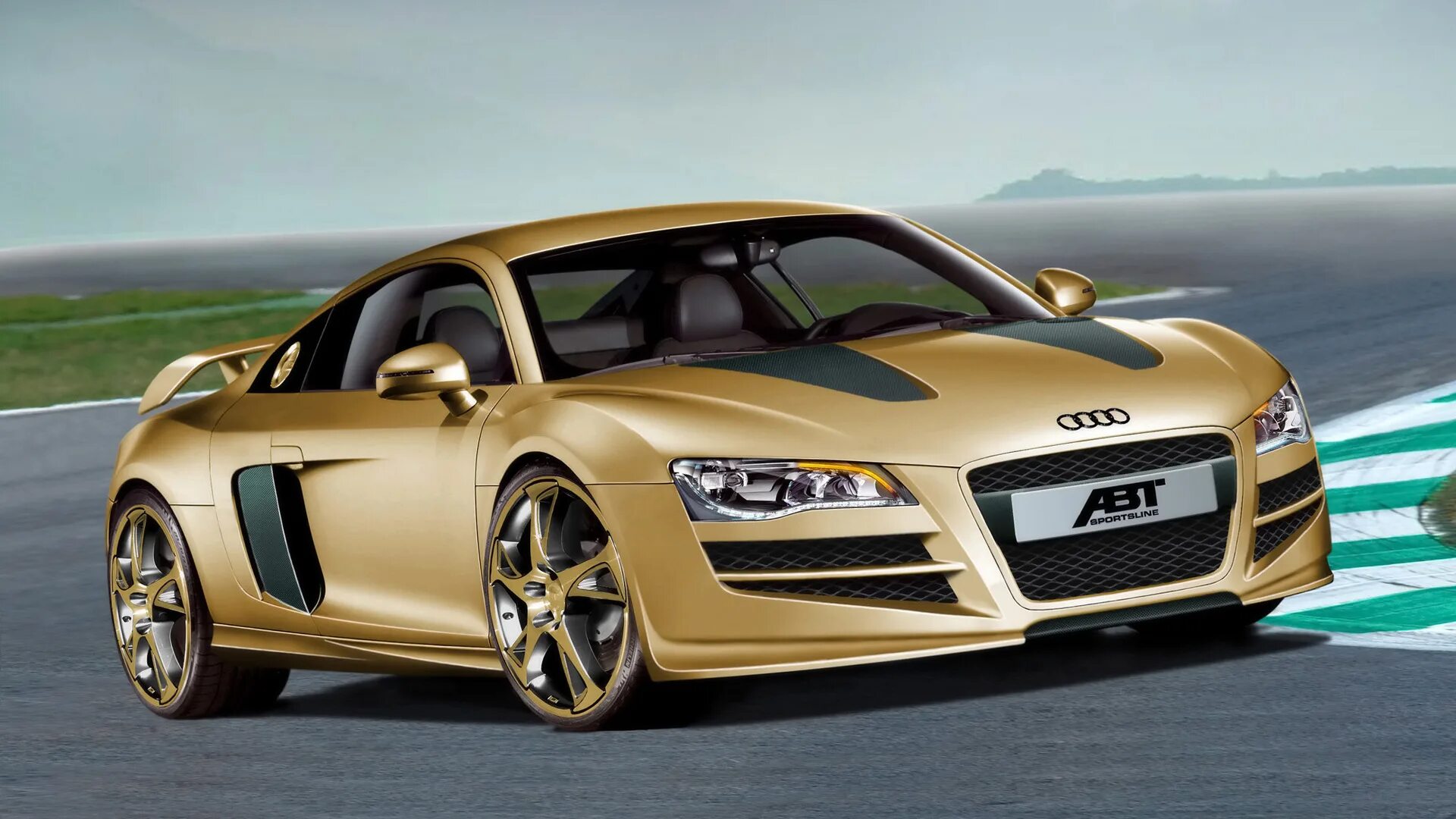 Автомобиль лево. Audi r8 ABT. Audi r8 Gold. Ауди rx8. Спортивная Ауди r.