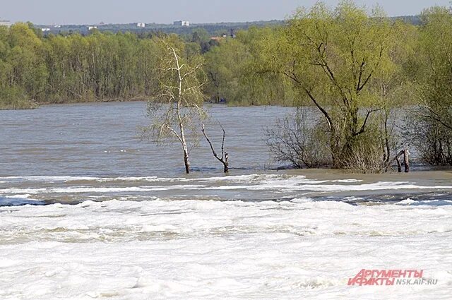 Пойма разлилась Воскресенск.