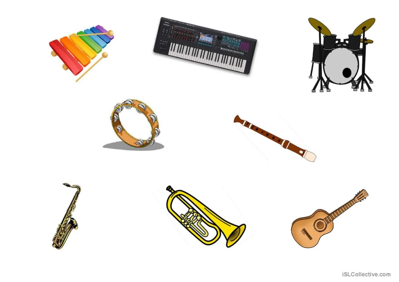 Musical instruments lesson plan 3 grade