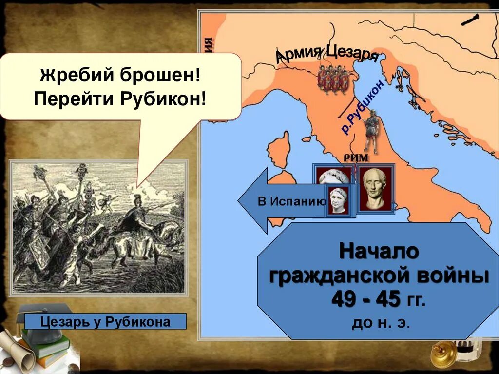 Значение выражения перейти рубикон. Жребий брошен Рубикон. Переход через Рубикон.