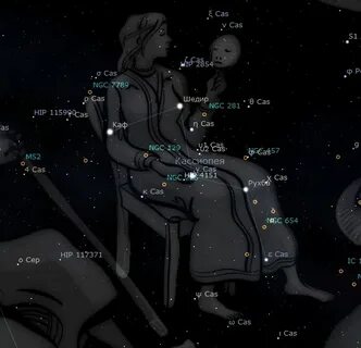 Созвездие перевернутая м