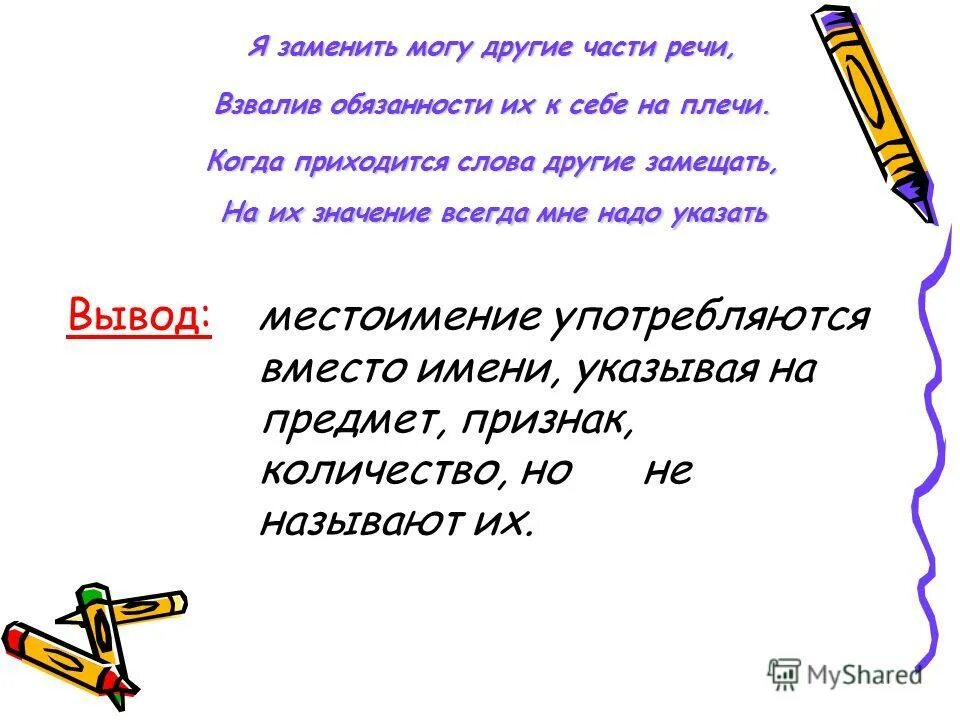 Какую часть речи не может заменить. Другой часть речи. Вместо часть речи. Слова других частей речи. Местоимение вместо имени я заменить могу части речи-.