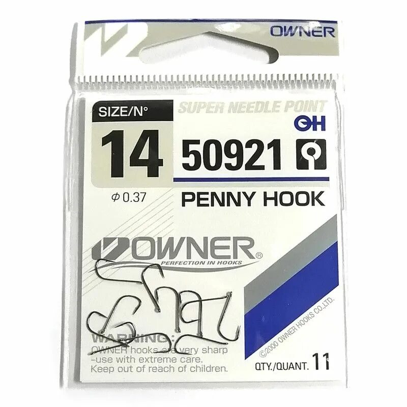 Крючок owner 50921 penny hook bc №12 11шт. Owner 50921 pin hook. Овнер 50921 10. Крючки рыболовные owner. Крючки owner penny hook 50921.