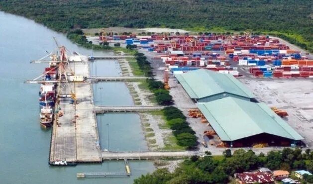 Kuching, Malaysia морской порт. Xian Port контейнер. Photos of the Port of Kuching Malaysia. Порты малайзии