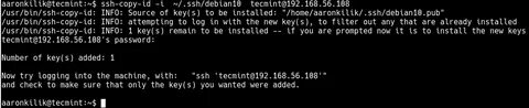 Скопировать ssh