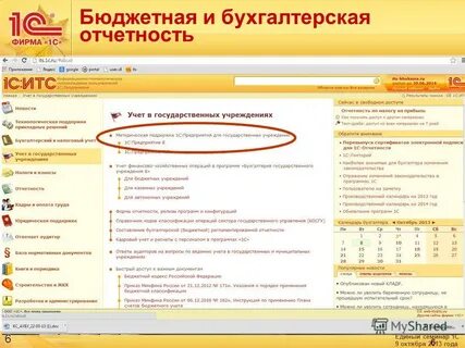 Отчетность государственных учреждений
