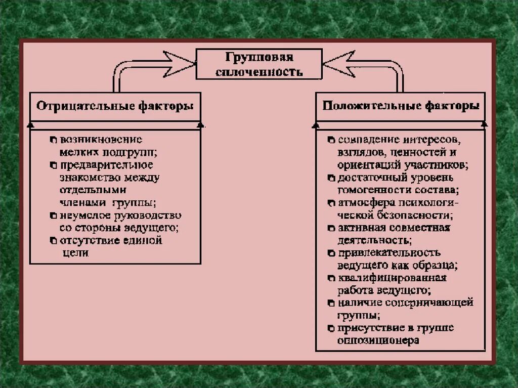 Уровни сплоченности группы. Групповая сплоченность. Факторы групповой сплоченности. Примеры групповой сплоченности. Критерии групповой сплоченности.