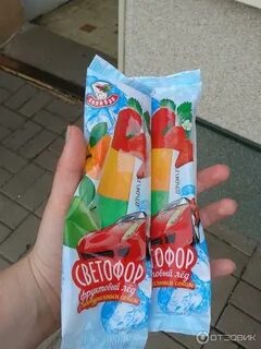 Фруктовый лед мороженое упаковка