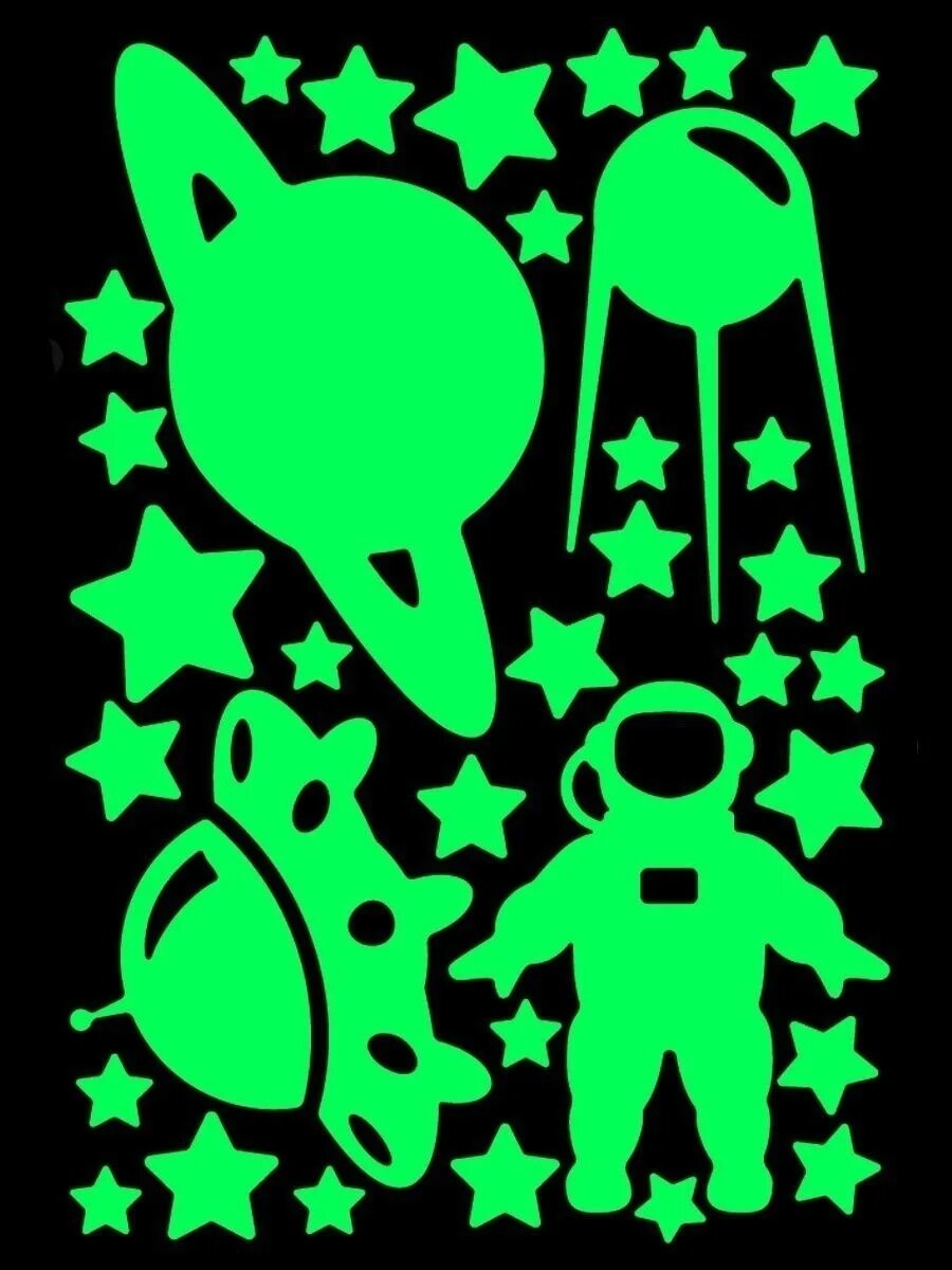 Светящиеся наклейки. Наклейки светящиеся в темноте. Люминесцентная краска в интерьере. Наклейки светятся. Фосфорные наклейки.