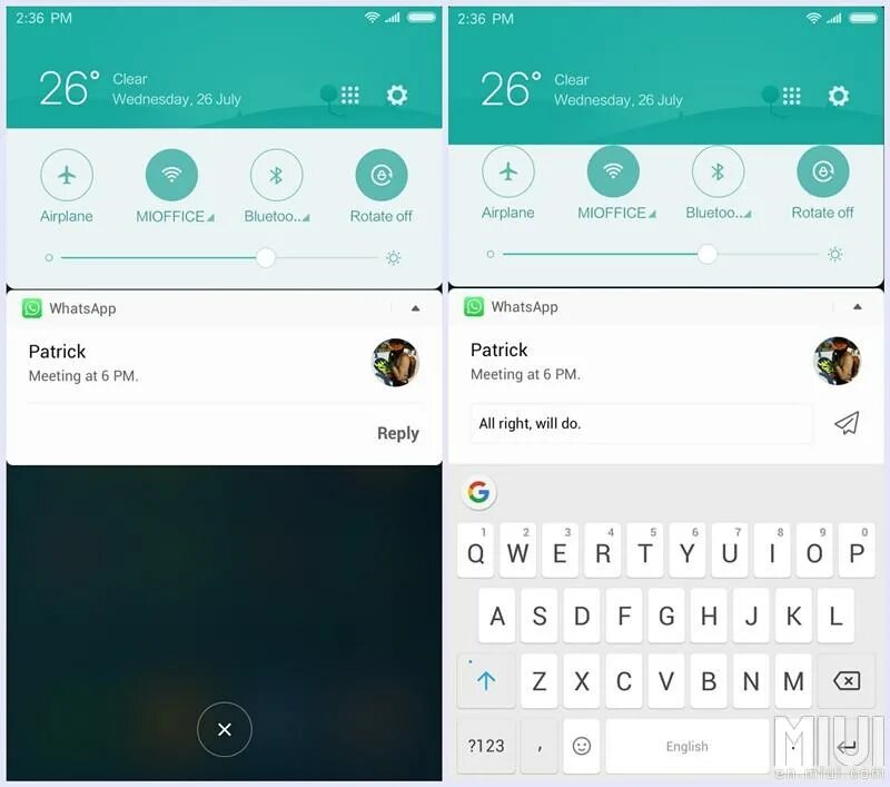 Сообщения miui