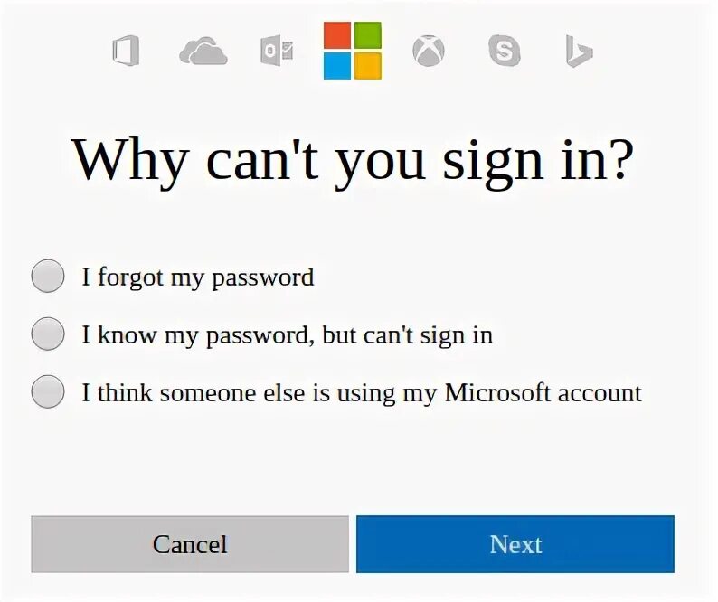 Cannot sign